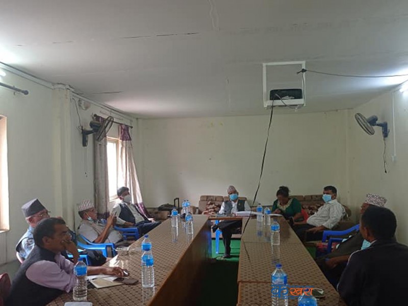 मुसीकोट नगरपालिकाद्धारा राजनीतिक दलसँग छलफल